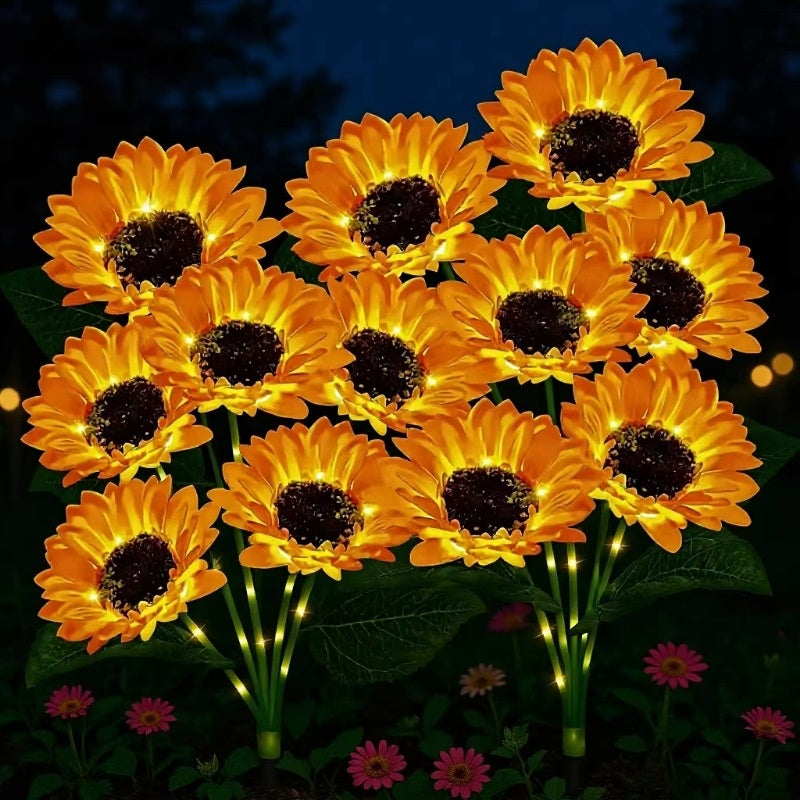 Solar Powered Flower LED Garden Light
