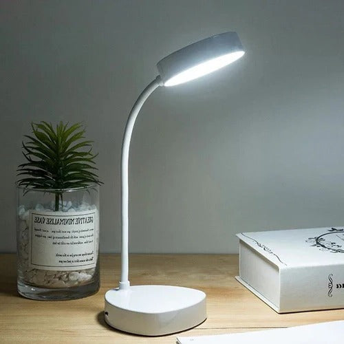 Touch-Control LED Bedside Reading Lamp – USB Adjustable Desk Lamp with Flexible Arm