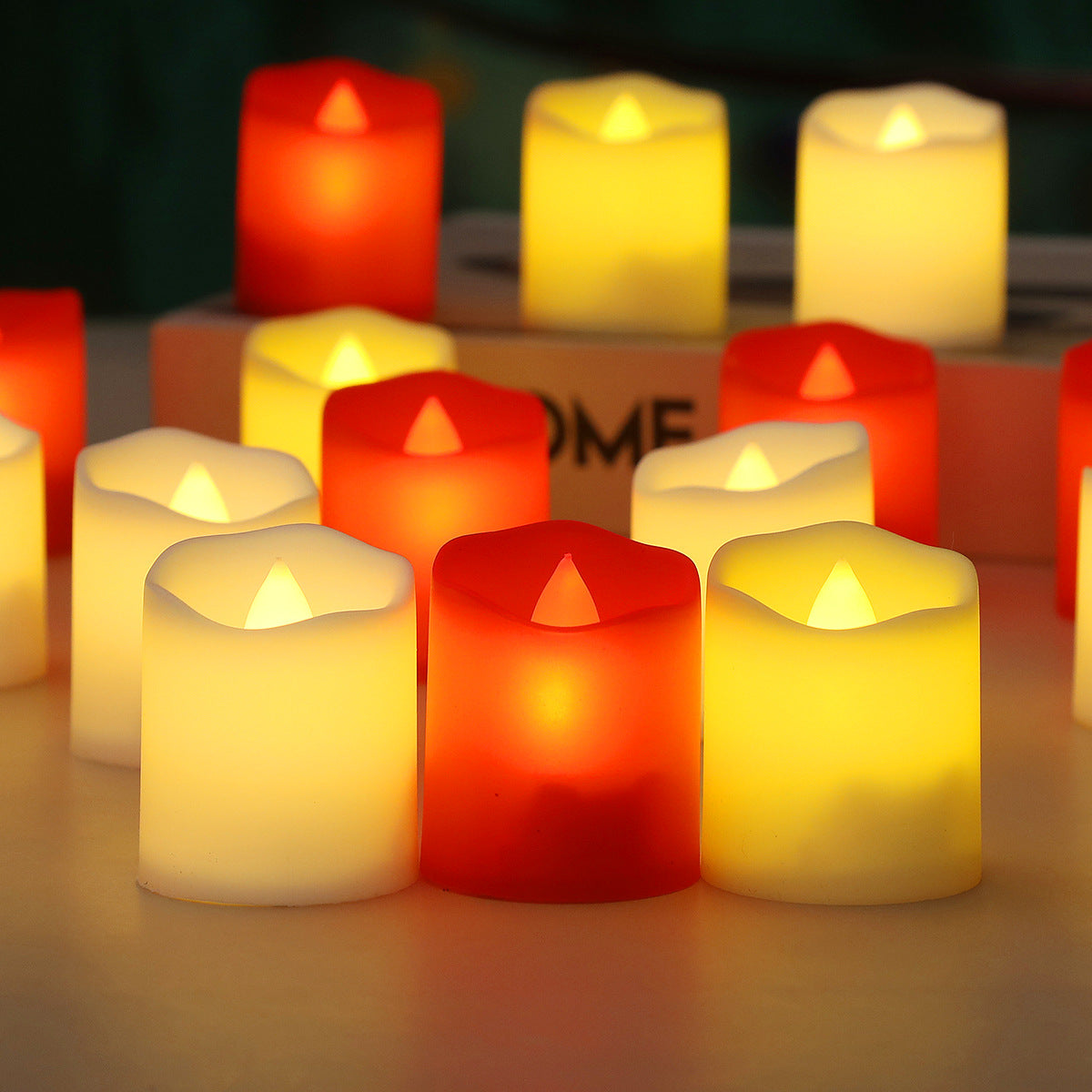LED Flameless Candle – Battery Powered Warm White Electronic Candle