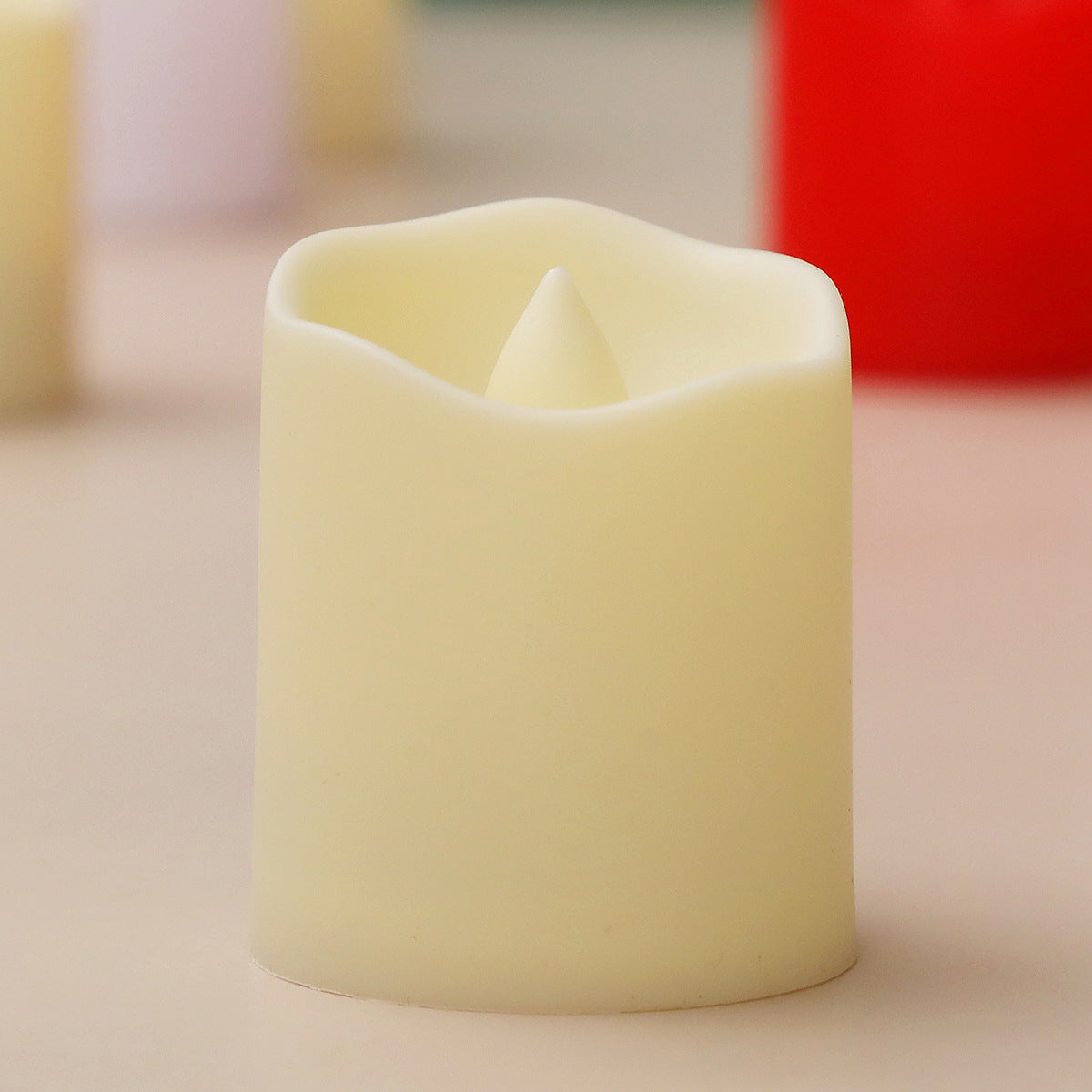 LED Flameless Candle – Battery Powered Warm White Electronic Candle