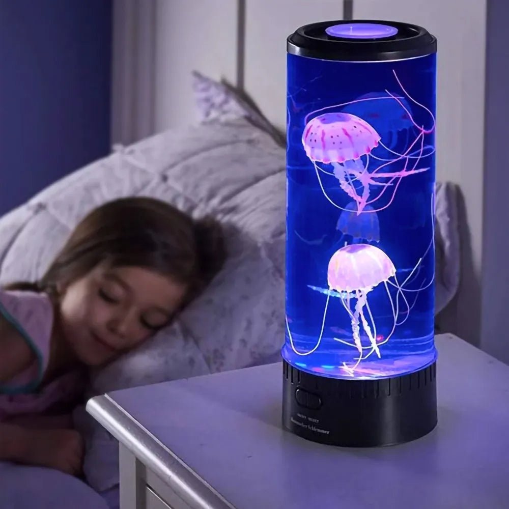 Jellyfish LED Mood Lamp with Colour-Changing Light