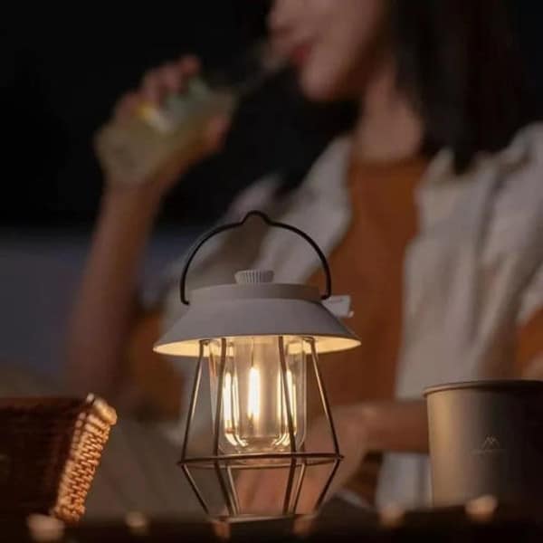 Rechargeable Outdoor Table Lantern – USB Cordless Patio Lamp with Adjustable Light Modes
