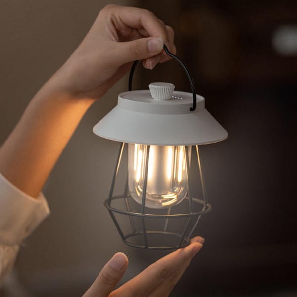 Rechargeable Outdoor Table Lantern – USB Cordless Patio Lamp with Adjustable Light Modes