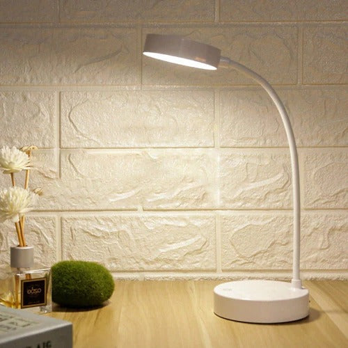 Touch-Control LED Bedside Reading Lamp – USB Adjustable Desk Lamp with Flexible Arm