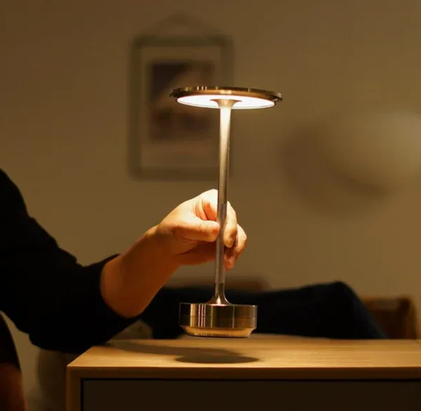 Rechargeable LED Table Lamp – Dimmable Touch Control Cordless Desk Lamp